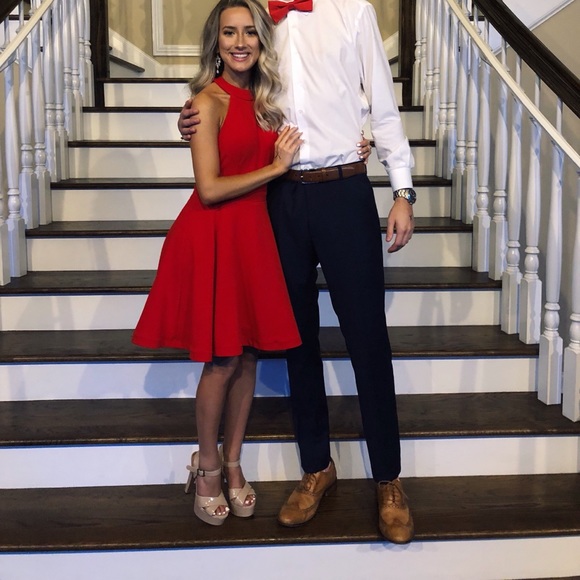 Red homecoming/formal dress - Picture 2 of 6